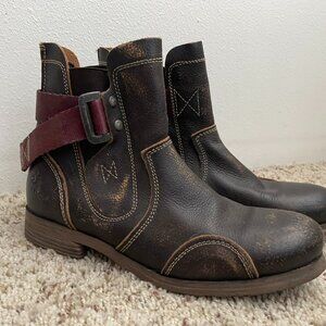 Fly London Chelsea Boot, Kiff Combat Bootie